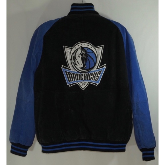 Dallas Mavericks Suede Leather Varsity Jacket XXL - Picture 1 of 11